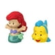 thumbnail image 2 of Set de figuras Fisher-Price Little People Princess Ariel con platija, 2 of 5