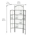 thumbnail image 5 of Panacea Heavy Duty Metal Expandable Trellis Privacy Screen for Patio and Planter Trellises, 5 of 7