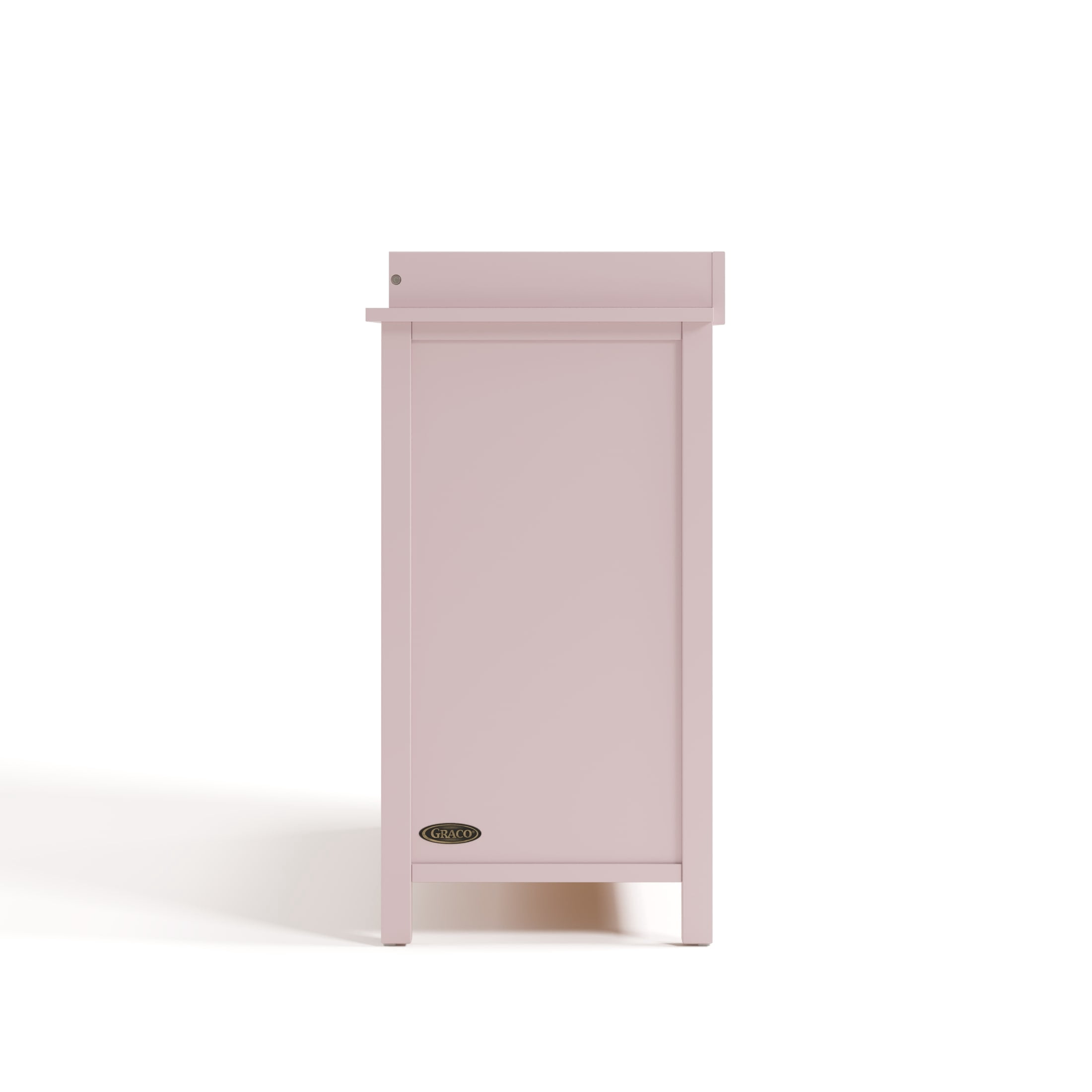 Graco Classic 3 Drawer Dresser with Infant Changing Topper, Blush