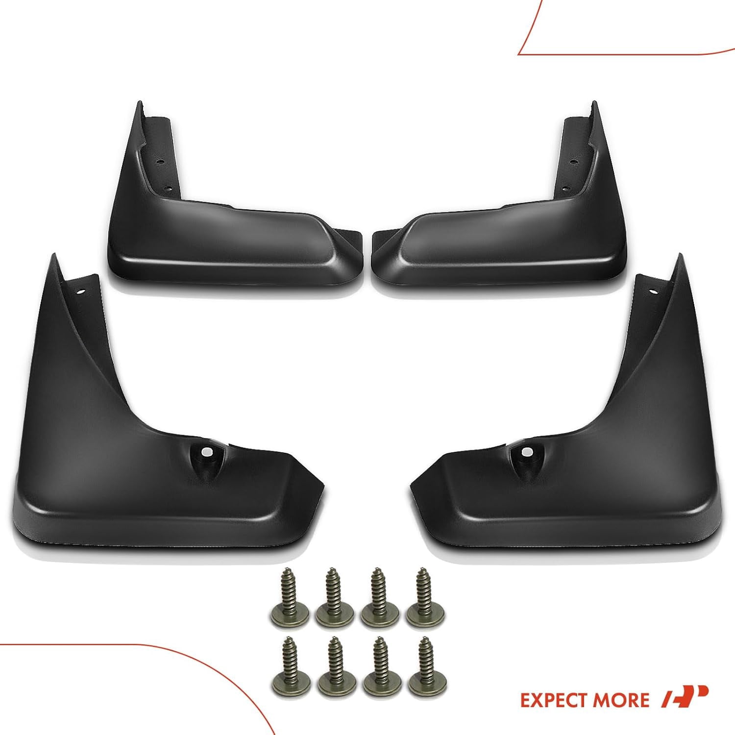 A-Premium Splash Guards Mud Flaps Mudflaps Compatible with Chrysler 300 2013-2016 Sedan Front and Rear Wheels 4-PC Set