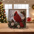 thumbnail image 4 of 3D Christmas Fabric Poke Art Kit,3D Christmas Embroidery Kit 20x20cm,Complete Hand Sewing Craft Supplies for Adults & Beginners,Handmade Artwork for Indoor Wall Christmas Home Decoration(F), 4 of 8