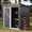 Dark Gray, variant on UFORIC 5x3ft Outdoor Storage Shed,Metal Garden Organizer, Lockable Door,Backyard,Garden,Dark Gray