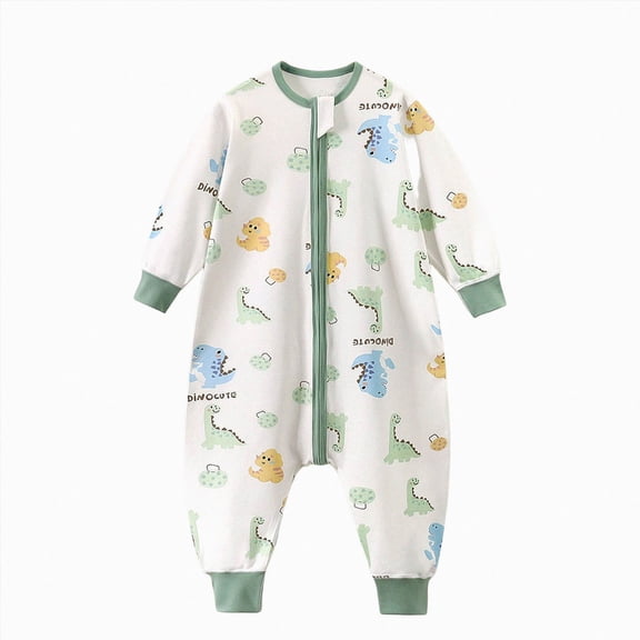 larppty Baby Sleep Sack with Legs Infant Sleepsuit Newborn Long Sleeve Wearable Blanket for Boys Girls