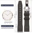 thumbnail image 4 of Correa de caucho fluorado de 20, 21 y 22 mm adecuada para el reloj de repuesto IWC Big Pilot, pulsera deportiva impermeable con hebilla plegable para hombre, 4 of 5