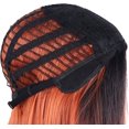 thumbnail image 5 of Anaranjado corto derecho mojado WROP uso completo sintético caliente mojado mujer desgaste diario fiesta cosplay Halloween 35,6 cm Afortunado Sencillez, 5 of 5