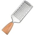 thumbnail image 2 of Stainless Steel Grater Citrus Zester Cheese Grater With Wooden Handle For Lemon, 2 of 5