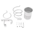 thumbnail image 4 of Organizador de Estante Colgante de cabellero perfecl de Aluminio Plata, 4 of 8