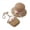 A-Khaki24, variant on JAJAHO 2 Pcs Summer Hat Bag Set For Girl Flower Straw Hat Crossbody Bag Beach Outdoor Activities For Kids 2-7T