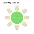 thumbnail image 3 of (4 Packs) Apple Green Premium Round Heavy-Duty Plastic Table Covers ( Reusable), 3 of 7