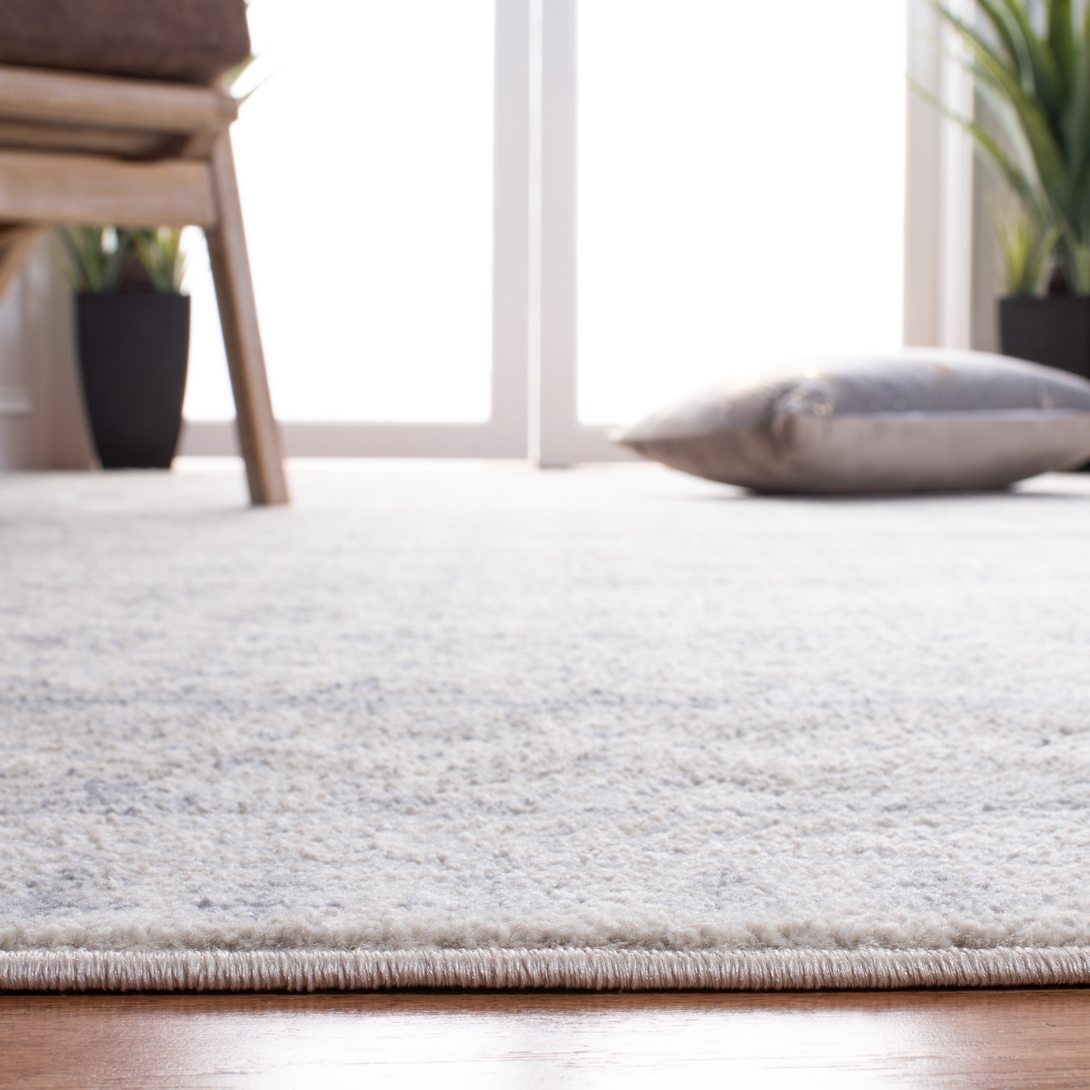 SAFAVIEH Brentwood Dory Geometric Area Rug, Ivory/Gray, 11' x 15'