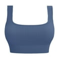 thumbnail image 1 of Cathalem Women'sTank Tops Loose Fit Workout Cute Racerback Cropped Tank Tops Summer Clothes,Navy S, 1 of 5