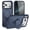 17Pro-Blue, variant on Full Coverage Housing Case for Phone 17 Series Cover Protective Bumper Shell Cover Case with Kickstand