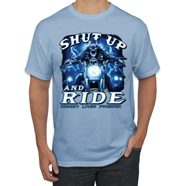 Wild Bobby Shut Up And Ride Skull Motorcycle Biker Gift Cars And Trucks Men S Graphic T Shirt Light Blue Large Walmart Com Walmart Com Wild Bobby Shut Up And Ride Skull Motorcycle Biker Gift Cars And Trucks Men S Graphic T Shirt Light Blue Large Walmart Com Walmart Com