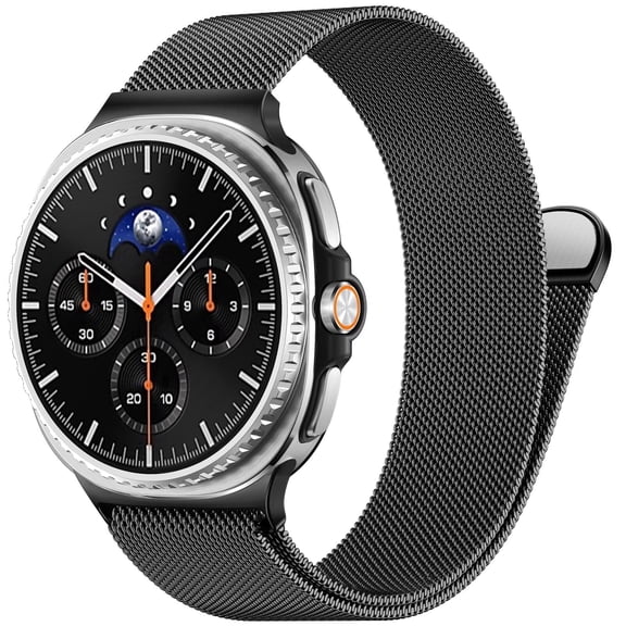 GEAK Compatible with Samsung Galaxy Watch 9/8 Band 40mm 44mm/8 Classic Bands for Women Men Stainless Steel Magnetic Metal Band