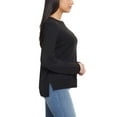 thumbnail image 3 of Ella Moss Ladies' Crewneck Sweater, Black XXL, 3 of 3