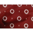 thumbnail image 3 of oneOone Tissu Popeline de Coton Rouge Style Ikat Rayé Matériel de Robe Tissu Imprimé Tissu au Mètre 42 Pouces de Large, 3 of 3