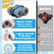 thumbnail image 4 of Vehículo de control remoto anfibio, autonomía superior a 50 metros, vehículo de control remoto de ruedas 360 °, regalo para niños de 6 a 18 años, juguete rojo interior y exterior para niños, 4 of 5