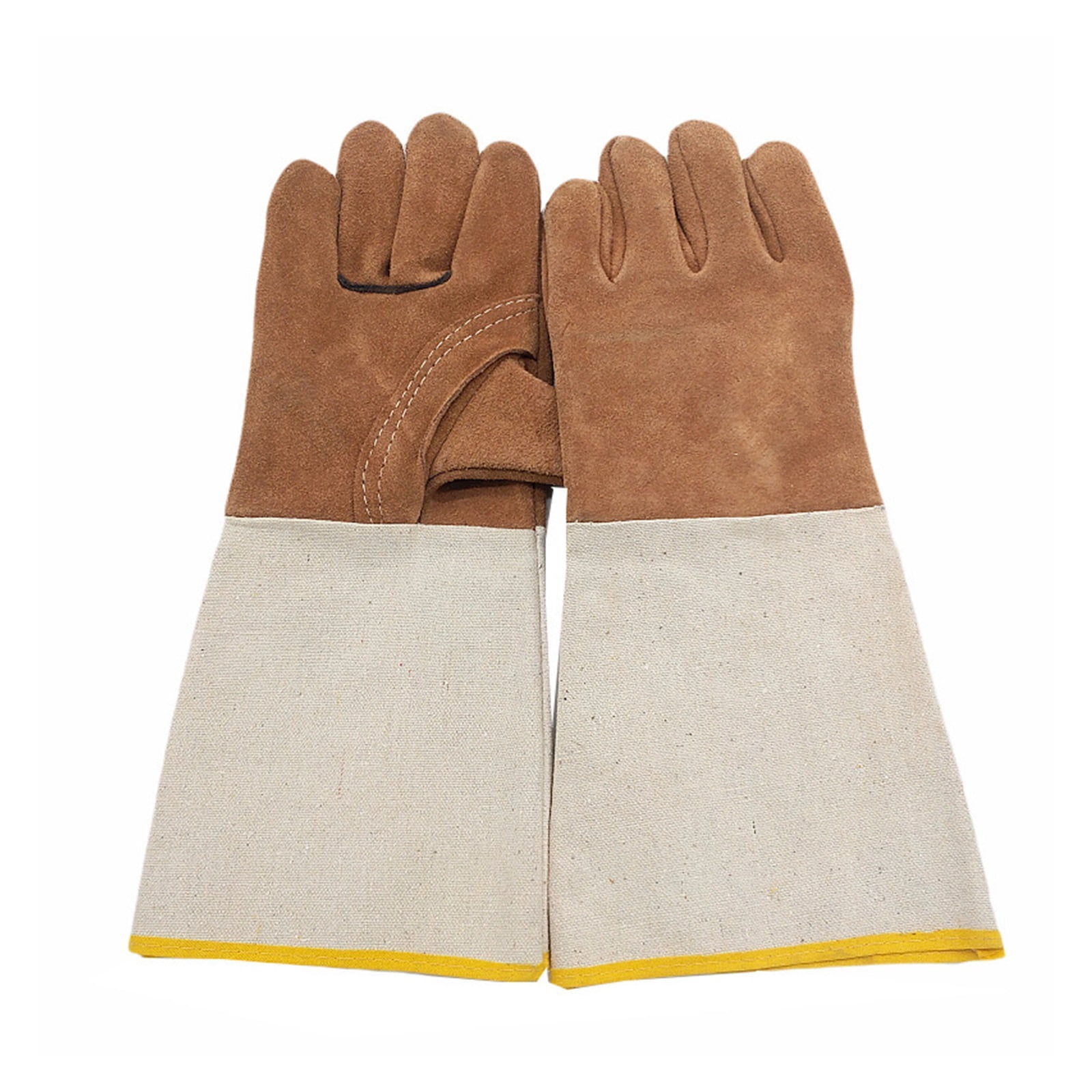 Work Gloves Leather Workers Work Welding Safety Protection Wear-resistant Gloves Leather Working Welder Gloves Welding Work Gloves ,Easy to Wear