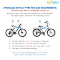 thumbnail image 4 of Asiento de bicicleta infantil UrRider con soporte frontal para niños de 2 a 6 años, 4 of 9