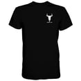 thumbnail image 2 of COMBAT IRON APPAREL™ If Genders Confuse You, Go Milk a Bull. Men's T-Shirt 2XL / BLACK, 2 of 2