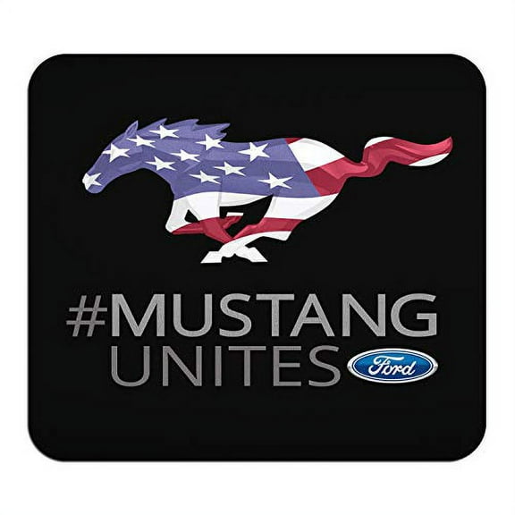 Ford Mustang Unites the USA Flag Graphic PC Mouse Pad for Gaming and Office