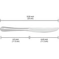 thumbnail image 3 of Juego de cuchillos para mantequilla de 8 cuchillos para cena, esparcidor de mantequilla, cubiertos de acero inoxidable, cuchillo de mesa para postre y bistec, 9,05'' Ormromra CQ327, 3 of 8