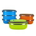 thumbnail image 1 of Stainless Steel Thermal Lunch Box Insulated Food Container Portable Microwave Safe for School Work Kids Adults , Kitecy Lunch Boxes Thermal Containers Food Storage, 1 of 4