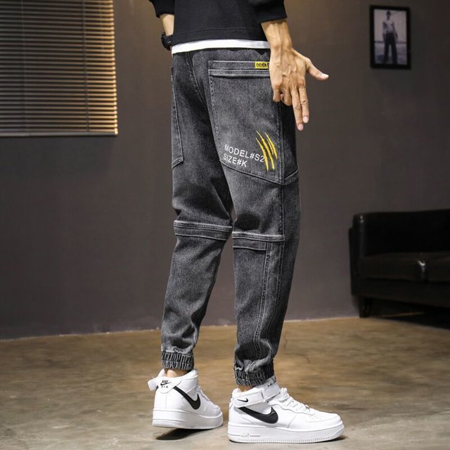 Pants Men‘s New Spring 2024 Loose All-match Work Pants Summer High-end Fashion Explosions Men‘s Jeans
