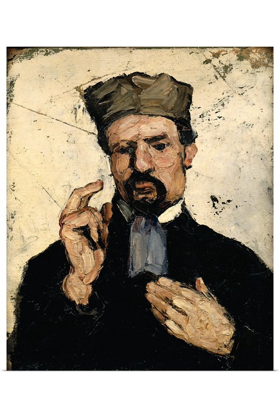 | Rolled Paul Cezanne Poster Print entitled Uncle Dominique as a Lawyer, 1866