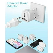 Ceptics Grounded Universal Plug Adapter for UK (Type G) - 3 Pack