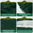 thumbnail image 4 of Sanmadrola Christmas Tree Skirt Green Plush Skirts Large Christmas Decorations Indoor Xmas Ornaments Holiday Decor for Home Party Holiday Decorations, 30in, 4 of 10