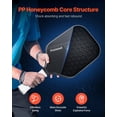 thumbnail image 3 of Pro Carbon Fiber Pickleball Paddle Honeycomb Core Racket for Adults Black, 3 of 11