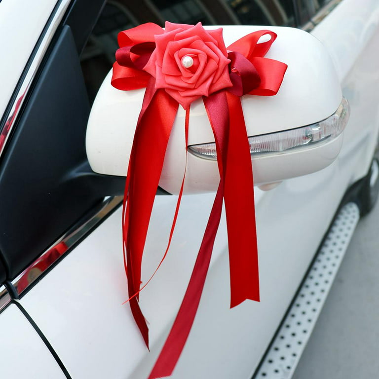 Big Car Bow Red Grand Gift Wrapping With 20ft Car Ribbon Wedding Car  Mother's Day New House Party Celebration Decoration（20inch） - AliExpress