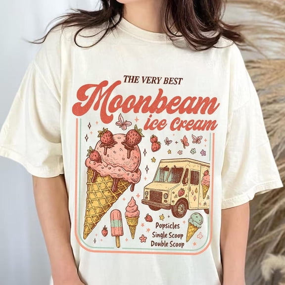 Moonbeam Ice Cream Shirt, Graphic Tee, America Music Tour Shirt