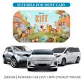 thumbnail image 4 of Kiff Sombrilla Solar para Auto - Protector de Parabrisas Plegable | Cortina Solar Delantero | Bloqueo UV y Aislamiento de Calor 133x73cm, 4 of 6