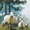 Sheep Flock, variant on Minimalist Landscape Canvas Print, Wall Art for Living Room, Bedroom, Hallway, Office, Study Room