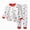 R121-White, variant on NOLDARES Little Toddler Boys Pajamas Truck Cotton Long Sleeve 2 Piece Sleepwear Cool Print Soft Pjs for Kids,Blue,5-6 Y