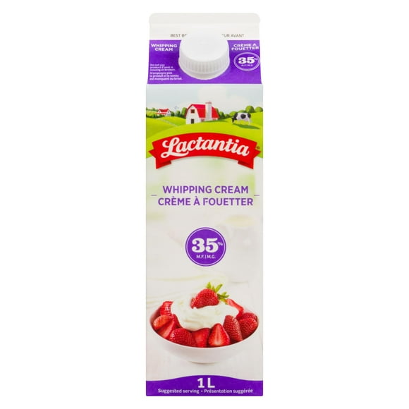 Lactantia Whipping Cream 35%, 1L