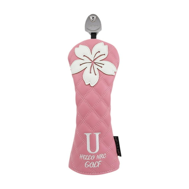 Siruishop Housse de Tête de Club de Golf Imperméable Élégante Premium Anti-Rayures Rose