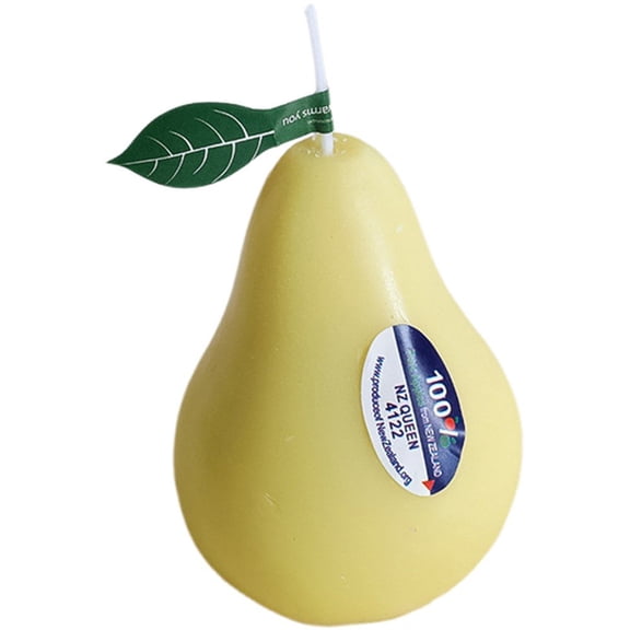 Pear Shaped Scented Candle, Fruit Aroma Soy Wax Decorative Candle for Table, Aromatherapy Candles for Stress Relief, Meditation, Yoga, Relaxing
