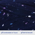 thumbnail image 3 of Ovillos de Hilo de Ganchillo, Paquete de 8 de 50g Hilos Suaves para Tejer, Azul Marino, 3 of 7