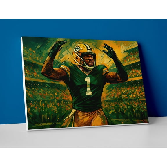 Micah Parsons Packers Poster or Canvas Wall Art