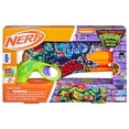thumbnail image 2 of Nerf Teenage Mutant Ninja Turtles Dart Blaster, 10 Elite Darts Kids Toys for Outdoor Summer Games Ages 8 and Up, 2 of 5