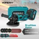 thumbnail image 2 of Amoladora angular sin escobillas YOFIDRA M14 de 125 mm y 3 velocidades, herramienta de corte para carpintería inalámbrica para batería Makita de 18 V, 2 of 5
