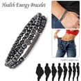 thumbnail image 1 of Magnetic Hematite Stone Bead Bracelet Health Care Magnet Men Jewelry Gift, 1 of 6