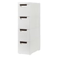 thumbnail image 4 of Zimtown 4 Storage Drawers Rolling Cart Organizer Plastic Drawers Unit on Wheels, 4 of 8