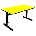 thumbnail image 1 of High Pressure Adjustable Height Computer Table (30 in. x 60 in./Yellow), 1 of 2