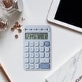 thumbnail image 2 of sruoe Desktop Calculator, 12 Digit, Scientific Calculators, Mechanical Switch Calculator, Large Display and Keys Button Basic Calculators, Portable Financial Calculator for S-Chool, Office, 2 of 5