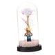 thumbnail image 4 of Rosa eterna flores rosa en cúpula de cristal decoración de regalo flor artificial con luces para el día de la madre, Acción de Gracias Padre ColoridoLuz, 4 of 9