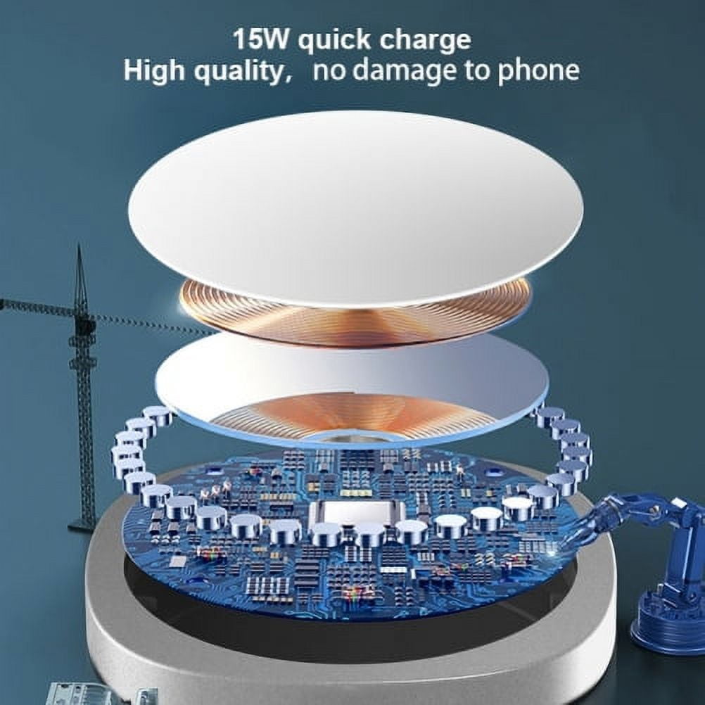 Magnetic Wireless Charger for iPhone 14/Pro/Max/Plus - 15W Fast Charging Pad Slim Quick Charge USB-C